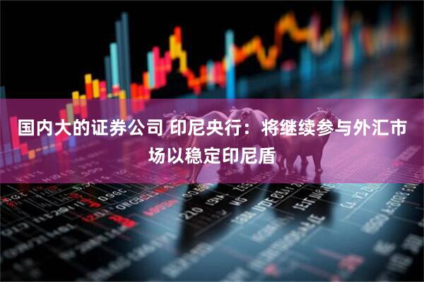 国内大的证券公司 印尼央行：将继续参与外汇市场以稳定印尼盾